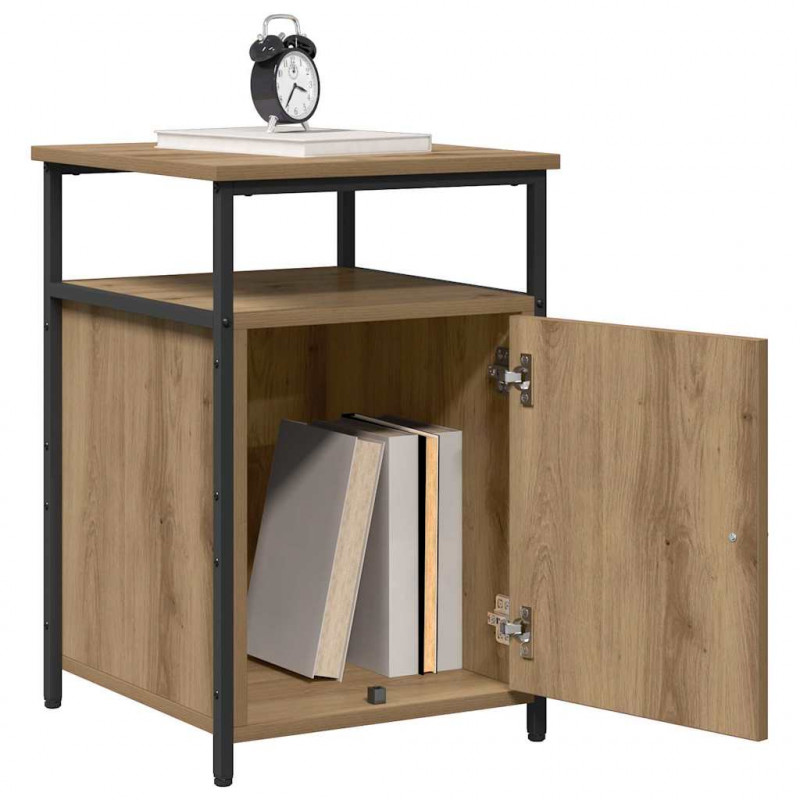 Szafka Nocna dąb artisan Materiał drewnopochodny
