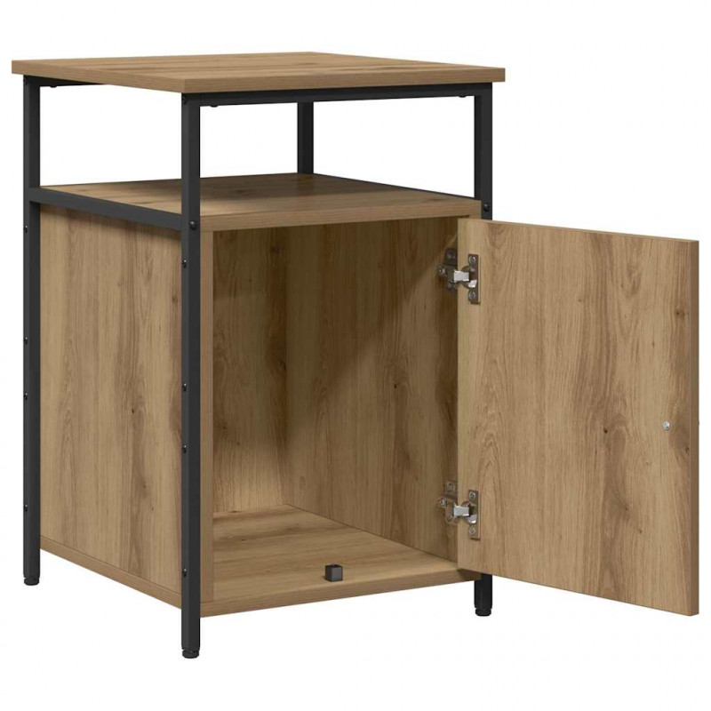 Szafka Nocna dąb artisan Materiał drewnopochodny