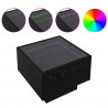Stolik kawowy Ze LED Lights Czarny dąb 40 x 40 x 30 cm