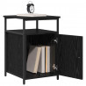 Szafka Nocna Czarny dąb Materiał drewnopochodny