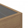 Stolik kawowy Ze LED Lights dąb artisan 50 x 50 x 30 cm