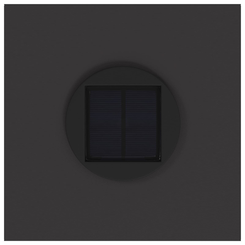 Solarna Lampa LED na Ścieżkę 2 pcs Czarny