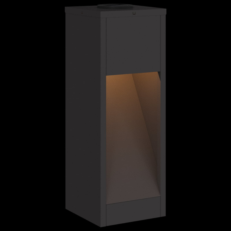 Solarna Lampa LED na Ścieżkę 2 pcs Czarny