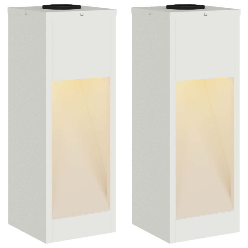 Solarna Lampa LED na Ścieżkę 2 pcs Biały