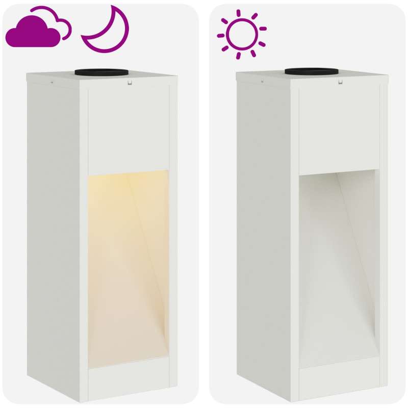 Solarna Lampa LED na Ścieżkę 2 pcs Biały