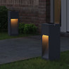 Solarna Lampa LED na Ścieżkę 2 pcs Antracyt