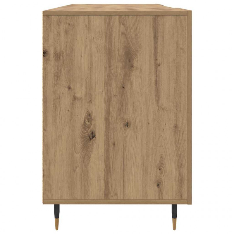 Biurko dąb artisan 140 x 50 x 75 cm Materiał drewnopochodny