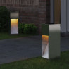 Solarna Lampa LED na Ścieżkę 2 pcs Srebrny Stal nierdzewna