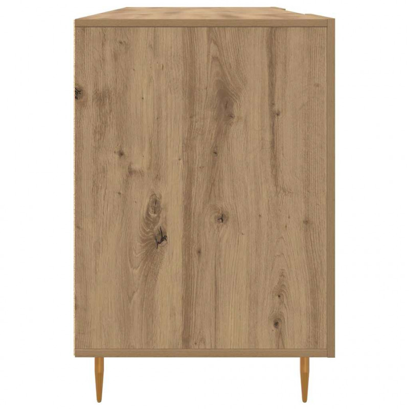 Biurko dąb artisan 140 x 50 x 75 cm Materiał drewnopochodny