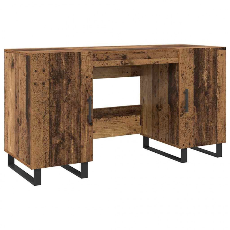 Biurko Stare drewno 140 x 50 x 75 cm Materiał drewnopochodny