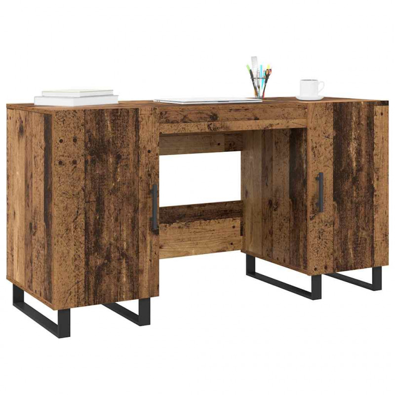 Biurko Stare drewno 140 x 50 x 75 cm Materiał drewnopochodny