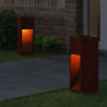 Solarna Lampa LED na Ścieżkę 2 pcs kolor bronzu