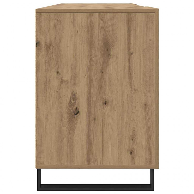 Biurko dąb artisan 140 x 50 x 75 cm Materiał drewnopochodny