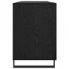 Biurko Czarny dąb 140 x 50 x 75 cm Materiał drewnopochodny