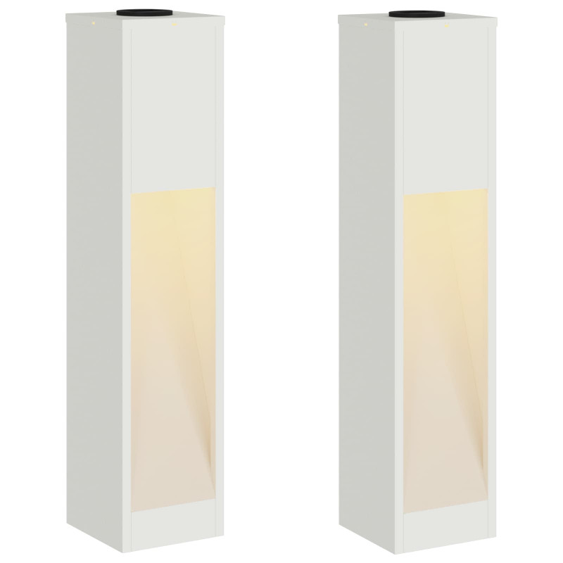 Solarna Lampa LED na Ścieżkę 2 pcs Biały