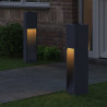 Solarna Lampa LED na Ścieżkę 2 pcs Antracyt