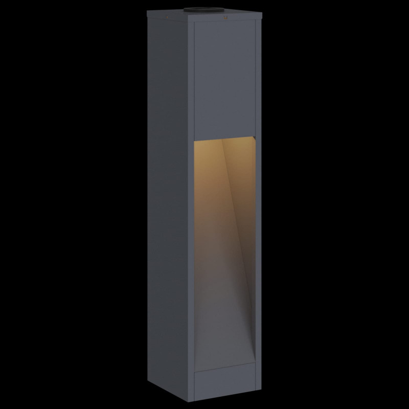 Solarna Lampa LED na Ścieżkę 2 pcs Antracyt