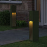 Solarna Lampa LED na Ścieżkę 2 pcs Zielony oliwkowy