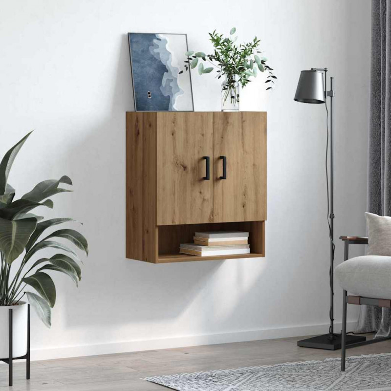 Szafka ścienna Montowane na ścianie dąb artisan 60 x 31 x 70 cm