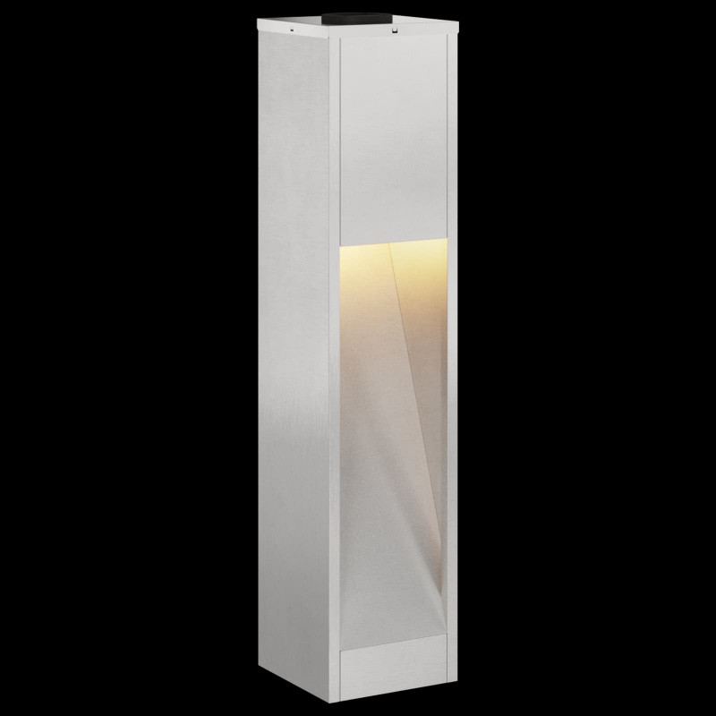 Solarna Lampa LED na Ścieżkę 2 pcs Srebrny Stal nierdzewna