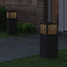 Słoneczna LED lampa na ścieżkę 2 pcs Czarny