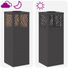 Słoneczna LED lampa na ścieżkę 2 pcs Czarny