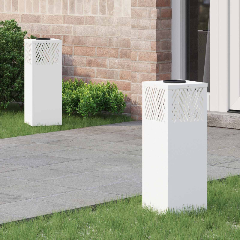 Słoneczna LED lampa na ścieżkę 2 pcs Biały