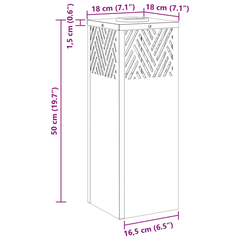 Słoneczna LED lampa na ścieżkę 2 pcs Antracyt