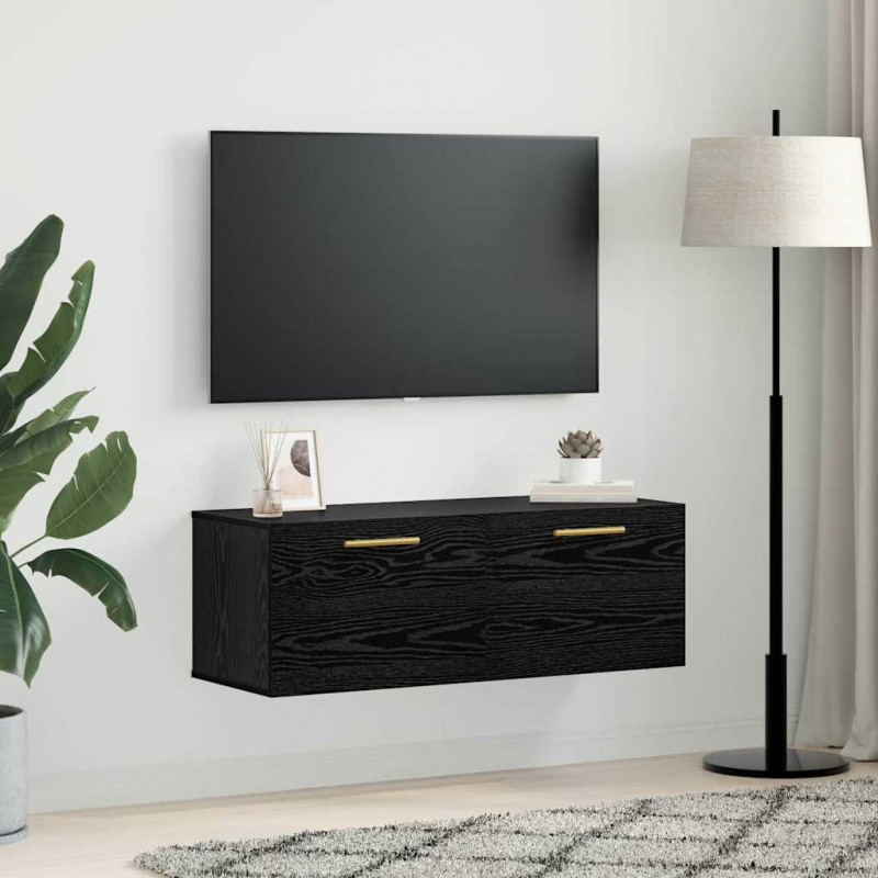 Szafka ścienna Czarny dąb 100 x 36.5 x 35 cm