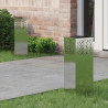 Słoneczna LED lampa na ścieżkę 2 pcs Srebrny Galwanizowany