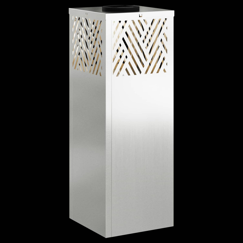 Słoneczna LED lampa na ścieżkę 2 pcs Srebrny Galwanizowany