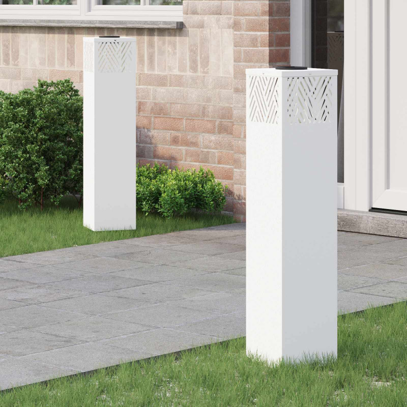 Słoneczna LED lampa na ścieżkę 2 pcs Biały