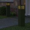Słoneczna LED lampa na ścieżkę 2 pcs Zielony oliwkowy