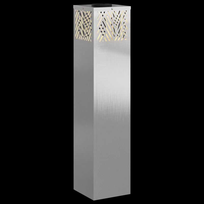 Słoneczna LED lampa na ścieżkę 2 pcs Srebrny Stal nierdzewna