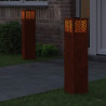 Słoneczna LED lampa na ścieżkę 2 pcs kolor bronzu