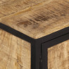 Szafka pod TV, 110x30x40 cm, surowe lite drewno mango