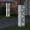 Słoneczna LED lampa na ścieżkę 2 pcs Biały