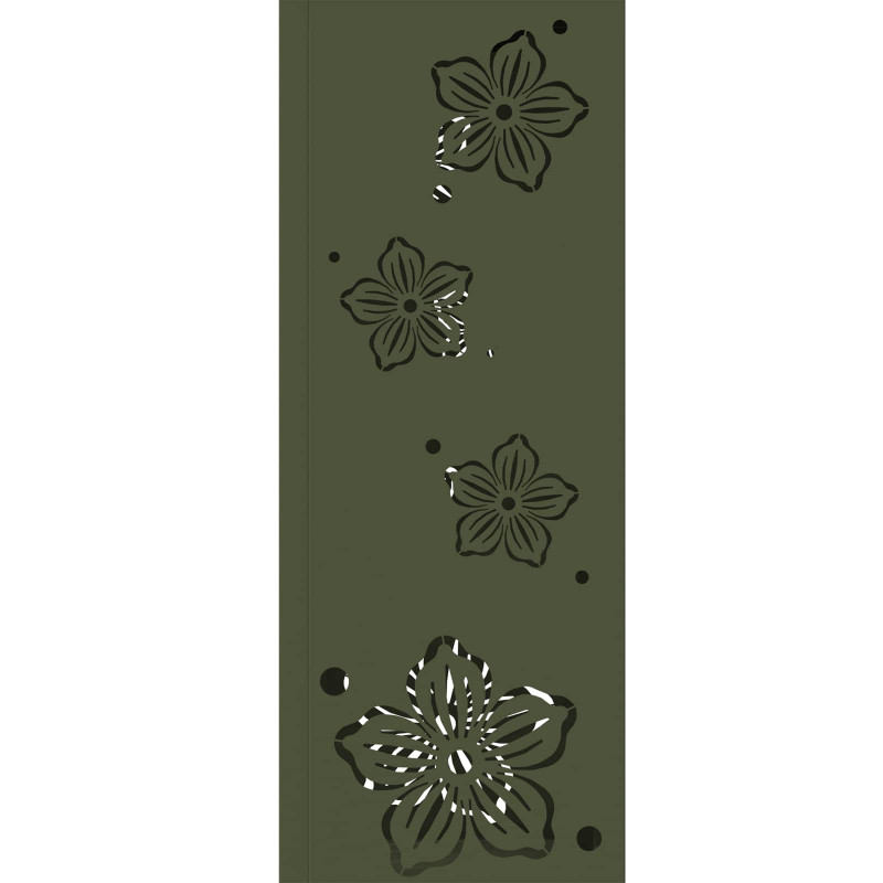 Słoneczna LED lampa na ścieżkę 2 pcs Zielony oliwkowy