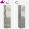 Słoneczna LED lampa na ścieżkę 2 pcs Srebrny Stal nierdzewna