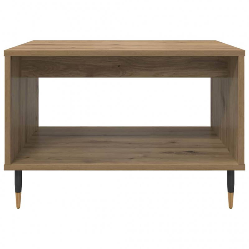 Stolik kawowy dąb artisan 60 x 50 x 40 cm