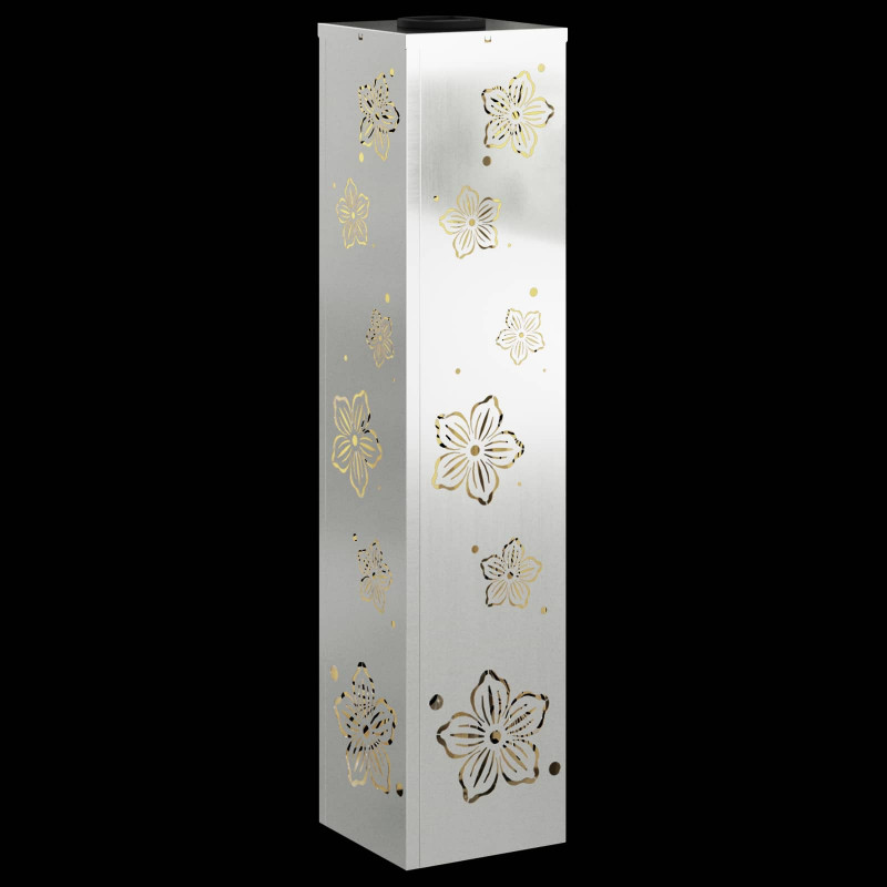 Słoneczna LED lampa na ścieżkę 2 pcs Srebrny Stal ocynkowana
