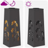 Słoneczna LED lampa na ścieżkę 2 pcs Czarny
