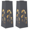 Słoneczna LED lampa na ścieżkę 2 pcs Antracyt