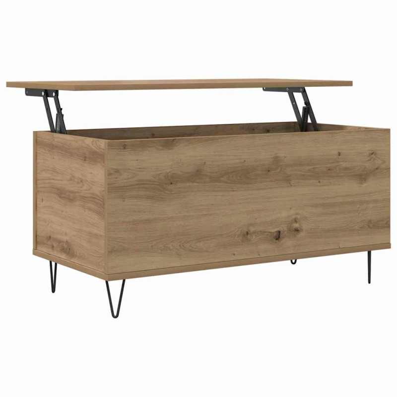 Stolik kawowy dąb artisan 90 x 44.5 x 45 cm