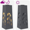 Słoneczna LED lampa na ścieżkę 2 pcs Antracyt
