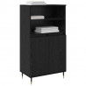 Highboard Czarny 60 x 36 x 110 cm Materiał drewnopochodny