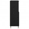 Highboard Czarny 60 x 36 x 110 cm Materiał drewnopochodny