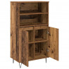 Highboard Brązowy 60 x 36 x 110 cm Materiał drewnopochodny