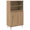 Highboard Brązowy 60 x 36 x 110 cm Materiał drewnopochodny
