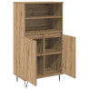 Highboard Brązowy 60 x 36 x 110 cm Materiał drewnopochodny